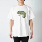 sajiのカメレオンくん（両面） Regular Fit T-Shirt