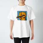 柴犬ラクのTシャツ_窓ラク（フルート） Regular Fit T-Shirt