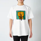 柴犬ラクのTシャツ_窓ラク（クラリネット） Regular Fit T-Shirt