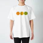 おまめてぃの柑橘断面図 スタンダードTシャツ