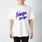 macaronマカロン🍯のbanga banga ロゴ　パープル Regular Fit T-Shirt