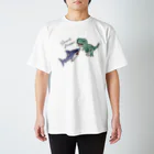 サメと恐竜展のサメVS恐竜 Regular Fit T-Shirt