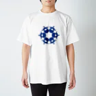 anatomy_and_graphicのsnowflakes (vertebrae d) スタンダードTシャツ