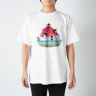 Lily bird（リリーバード）のかき氷とペンギンたち① スタンダードTシャツ