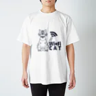 なかしま わか🦀のWieFi CAT（ウィーフィーキャット）  スタンダードTシャツ