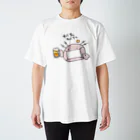 身につける債務30万円のつのうぱちゃん #09 （無地・ビール） Regular Fit T-Shirt