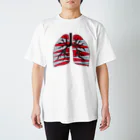 かいちょーの私の肺はヨーヨーの影響を受けています Regular Fit T-Shirt