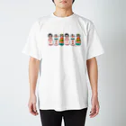 オズマジョの文鳥こけし Regular Fit T-Shirt