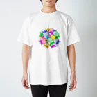 がんばれみつばちのみつばち ねっさつ蜂球 カラフル夏バージョン Regular Fit T-Shirt