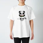 イラスト MONYAAT のスイカを食べるパンダちゃん*D Regular Fit T-Shirt