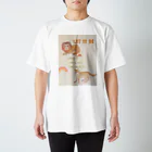 animalingのらいらいおんとひょうひょうと スタンダードTシャツ