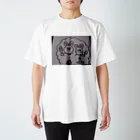 nikonikopageのうさぎの親子のおやつ Regular Fit T-Shirt