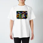 Negative CreepのぶろっくTシャツ Regular Fit T-Shirt