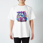 MELON♡HOLICのねこめろんるる×鮫島匡吉 コラボA Regular Fit T-Shirt