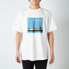 牡丹の文鳥ズ Regular Fit T-Shirt