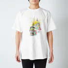 Aki Kuboki ONLINE SHOPのタイへの気づかぬ想い Regular Fit T-Shirt