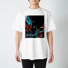 homofuturusのMidnight urban street スタンダードTシャツ