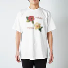 T.A.P.OFFICE's shopのアロハ柄 背景白なし Regular Fit T-Shirt