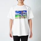 きなこもちの小屋２号店の城壁からの眺め スタンダードTシャツ