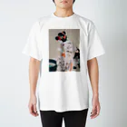 世界の絵画アートグッズの北野恒富 《願いの糸》 スタンダードTシャツ