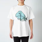 オコジョの疲労したクラゲ スタンダードTシャツ