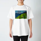 Junie貼り絵グッズのアルプスの牧場 Regular Fit T-Shirt