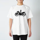 ttsoulの黒猫とバイク 2021 スタンダードTシャツ
