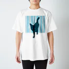 ねこや Ryoko -猫屋 りょうこ-のねこ　夏の目標 スタンダードTシャツ