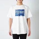 daisukekusakaのblue Regular Fit T-Shirt