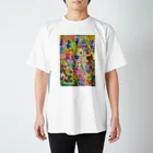 Yoshidavisionのねこサイケデリック Regular Fit T-Shirt