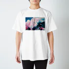 honami kawaiの筆跡、光 Regular Fit T-Shirt