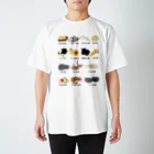 momolove のねこ寝姿図鑑 Regular Fit T-Shirt