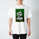 Washiemon and Ai-chan's ShopのPANDA No.4 Regular Fit T-Shirt