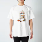 カワウソとフルーツのカワウソとアフタヌーンティー Regular Fit T-Shirt