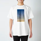 Sunrise Trip の三日月と金星のランデヴー スタンダードTシャツ