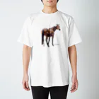 マーサファームSUZURI のシャルマンのおしり（A） Regular Fit T-Shirt