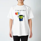 いかめし店舗のI love holidays! ふらんけん君 Regular Fit T-Shirt