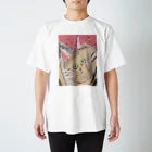 むーのみどりまなこのねこ Regular Fit T-Shirt