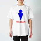 ぷらんく-triangle-のWOMAN?Tシャツ スタンダードTシャツ