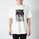 低脂肪のわるそうなねこ Regular Fit T-Shirt