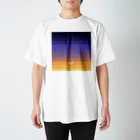 はちよんごの空色グラデ(夕～夜) Regular Fit T-Shirt