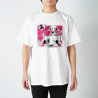 魔法界うさぎ町支店。のもも色ほっぺの俺の推し スタンダードTシャツ