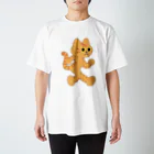 嶌星堂の飛び出し坊や猫 茶トラネコ Regular Fit T-Shirt