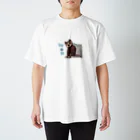 WON CHANCE ワンチャンスのWON DOG コトリ（カナエシープ） スタンダードTシャツ