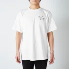 寝食-neruka taberuka-のぼのドッグ Regular Fit T-Shirt