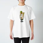 mofusandの肉球堪能パフェ Regular Fit T-Shirt