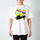 shop  wizの水玉じゃんぴっぴワンコ Regular Fit T-Shirt