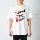 Speed-PC-BuildのSpeed-PC-Build　どこかで見た気がするロゴ　2021Ver スタンダードTシャツ