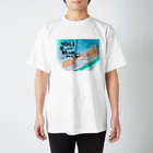 ハムちゃんねるによるハム文字グッズの流しそうめん Regular Fit T-Shirt