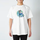 umeume_の孔雀の親子 Regular Fit T-Shirt